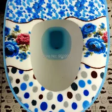 В горошек на молнии-Зима сиденье для унитаза теплее утолщаются Ковры мягкие и удобные горшок пальто случае