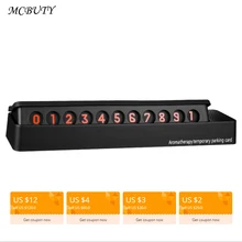 Автомобильный номер телефона временная парковка номерной знак наклейки Скрытая светящаяся ночь свет Лимон Ароматерапия автомобильные аксессуары