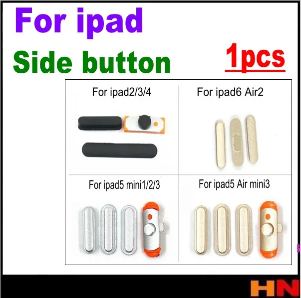 1 комплект для ipad 2 3 4 5 6 air mini Боковая кнопка питания Кнопка громкости отключения