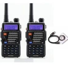New launch 2pcs Walkie Talkie 5w Two-Way Scanner UV 5RE Radio Communicator For Ham Portable Radio Station HF Transceiver