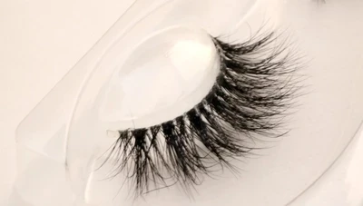 Murah Grosir 2018 New stlye 3D 100% Bulu Asli Bulu Mata Palsu Bulu Mata Alami L Palsu Bulu Mata Ekstensi indah Makeup alat