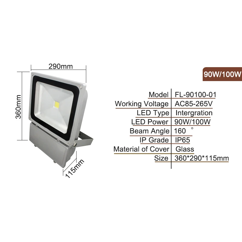 Светодиодный прожсветильник Тор 10 Вт 20 30 50 70 80 90 100 150 Вт|flood light|flood light 10wwaterproof ip65