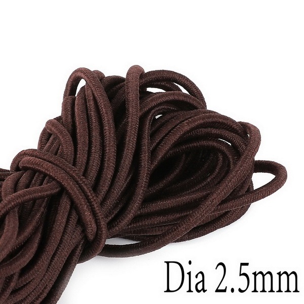 Colorful High-Elastic Cords Round Elastic Band Round Elastic Rope Rubber Band Elastic Line DIY Sewing Accessories