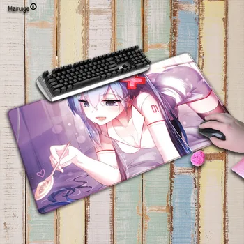 

Mairuige Japan Anime Girl Mouse Pad Locking Edge Large Mouse pads For Computer Laptop Mousepad Computer desk mat Free Shipping