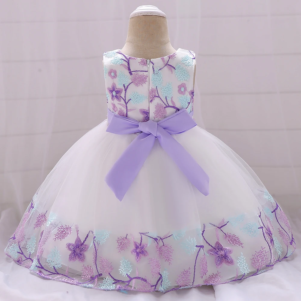 Новинка; платье принцессы для дня рождения для маленьких девочек; кружевное винтажное платье с цветочным узором для маленьких девочек; одежда для малышей; праздничное платье-пачка