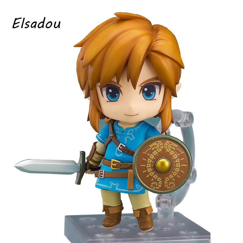 Elsadou 733 The Legend of Zelda Link Breath of the Wild Nendoroid Action Figure font b