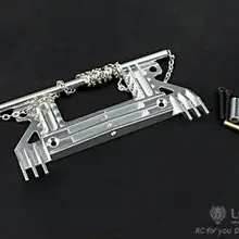 LESU металлический передний бампер 1/14 R620 R470 RC модель трактора Sca грузовик Tmy TH02321