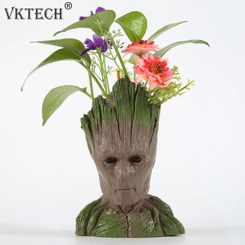 Groot, детский цветочный горшок, фигурки, модель, игрушка, ручка, горшок, держатель, горшок для растений, цветочный горшок, Рождество, Deocration для дома, детский подарок