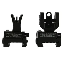Troy metal m4 estilo frente & traseira dobrável vista de batalha