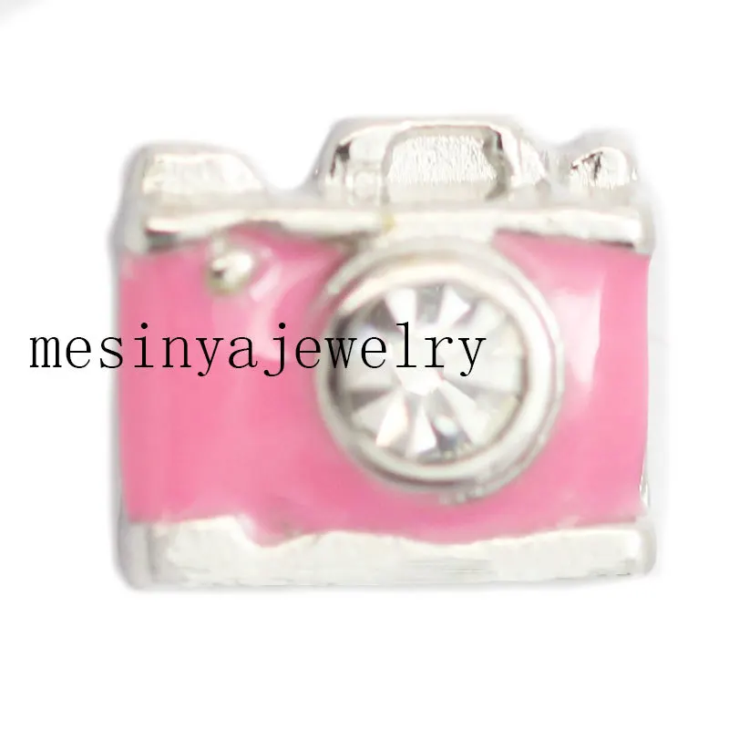 

10pcs CAMERA floating charms for glass locket Min amount $15 per order mixed items,FC-253
