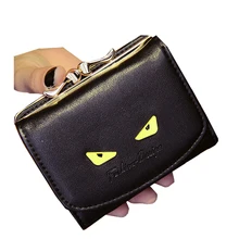 Nouveau design Monstre yeux main portefeuilles super PU portefeuille en cuir petite main sacs avec coin poches boucle openmoney bourse M1894