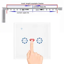 WiFi Curtain Switch for Electric Motorized Curtain Blind Roller Shutter Door Motor Touch Switch For Alexa Google Home