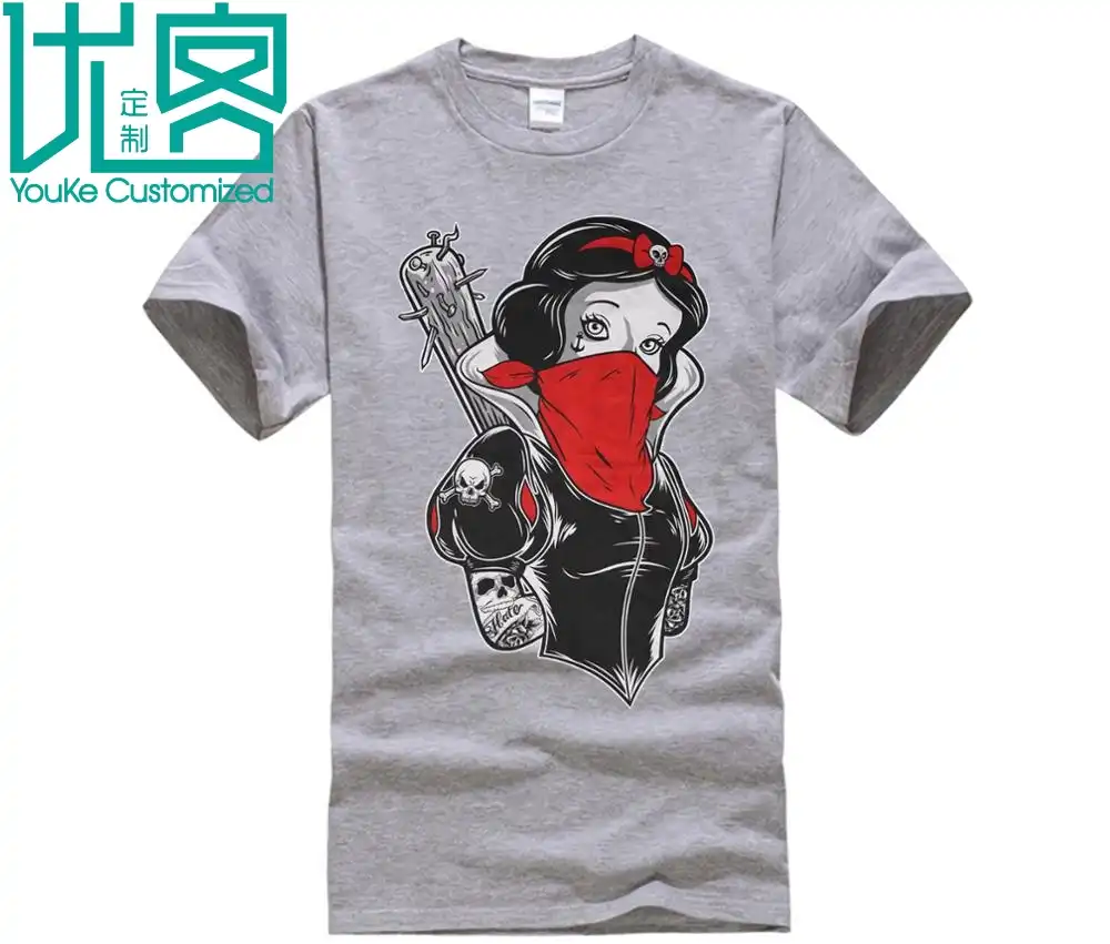 パンク白雪姫入れ墨プレミアム Tシャツ タトゥー Kult ファッション ゴシック エモ ピントップス Tシャツ Tシャツ Aliexpress