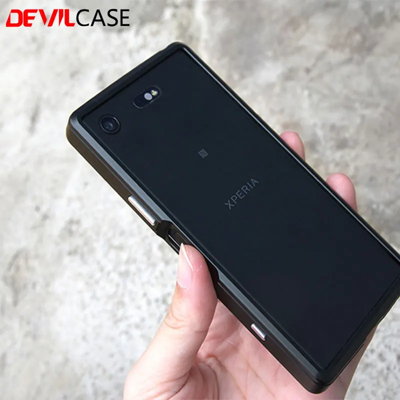 DEVILCASE для SONY XPERIA XZ1 Compact 4 6 дюйма чехол бампер из алюминиевого сплава или OCA