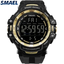 Smael бренд часы мужчин водонепроницаемый электронный цифровые часы мужчины привели наружной моды спортивные военные часы relogio masculino
