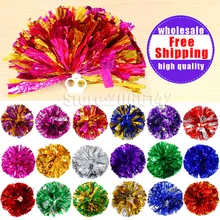 Free Shipping 22 colours Pompom,Cheering pompom Metalic pom pom Cheerleading products 30G 22 colours