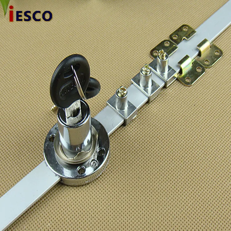 Drawer lock three chain interlocking front lock side lock three chain