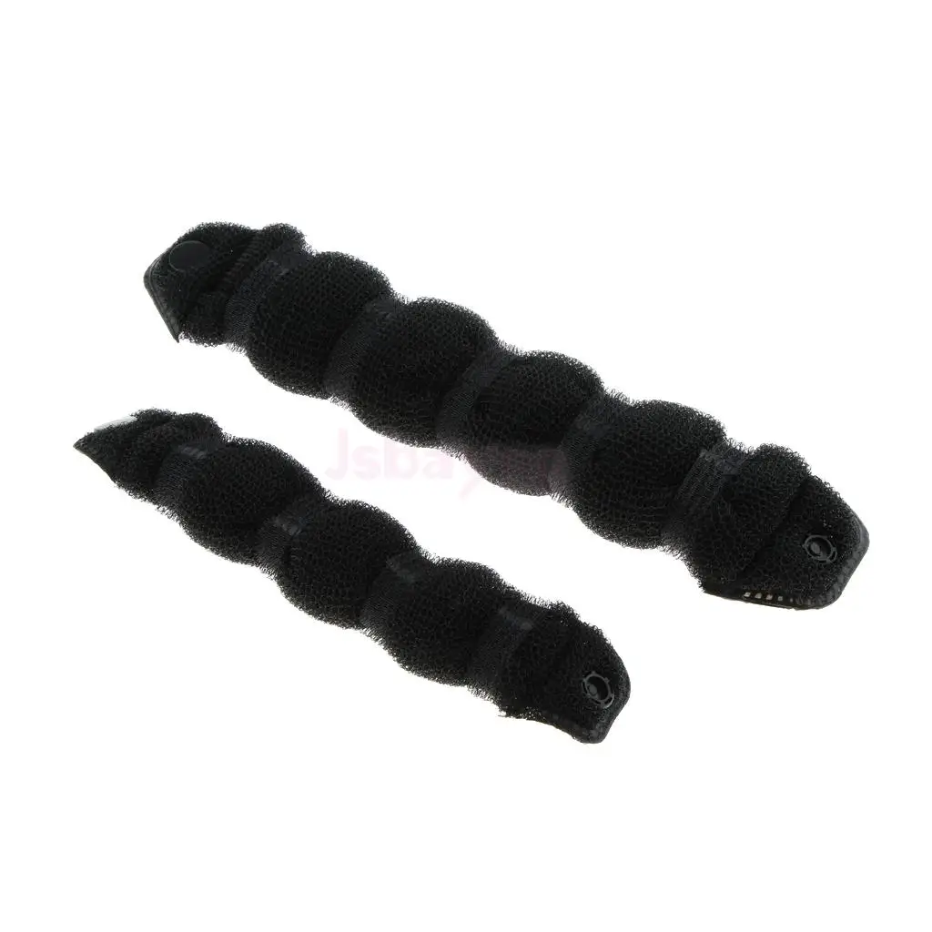 2 Pieces Sponge Hair Styling Bun Maker Braid Magic Shaper Styler