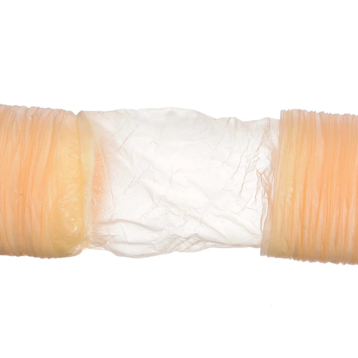 1Pc Natural Roast Sausage Collagen Casings Healthy Collagen Shell Skins 14M*26mm for Making Smoked Oor Fresh Roast Sausage