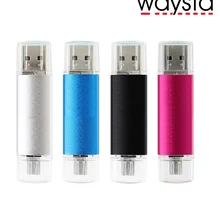 Waysta USB флэш-накопитель 64 Гб Смартфон otg 4 ГБ 8 ГБ 16 ГБ 32 ГБ внешняя флеш-карта памяти