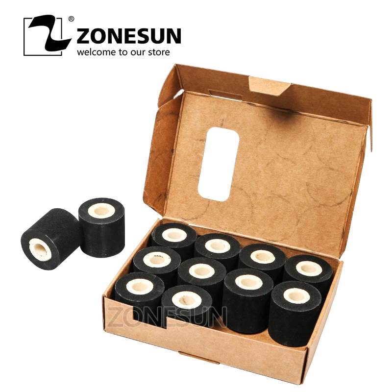 Губчатый ролик ZONESUN 36*32 мм (10 шт./лот) 100% рулоны сплошного кодирующего устройства