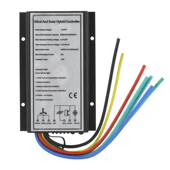 

Wind Solar Hybrid Controller 12/24V 400/800W Wind 500/1000W Solar Energy Hybrid Charge Generator Controller