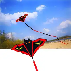 1,8 м/5.91ft мультфильм воздушные змеи с летучей мышью из фиброармированного пластика резины стержень летающие спортивные пляжные нейлон Ripstop