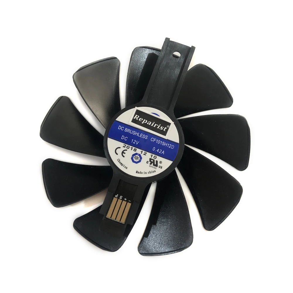 95 мм CF1015H12S/CF1015H12D/FDC10U12S9 C Sapphire RX580 RX480 RX570 VGA Графический вентилятор для охлаждения