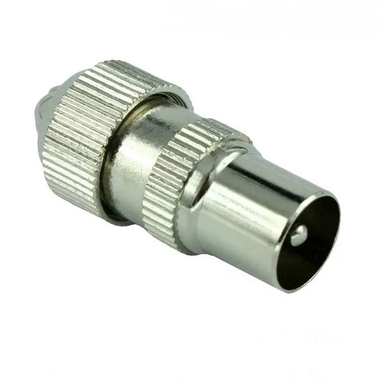 

1pcs Cable plug RF 9.5 male head bamboo head TV antenna connector TV male head