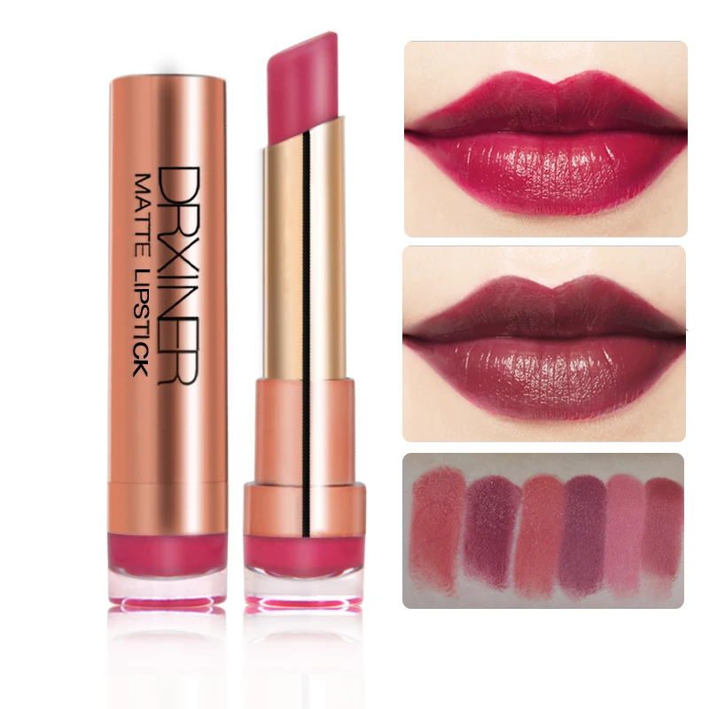 

Drxiner matte lipstick makeup nude purple red liquid lipstick set velvet long lasting waterproof lipsticks 16 colors matte lips
