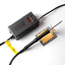 LanLan цифровой Дисплей постоянной Температура паяльная станция антистатические белый свет сварки Таблица