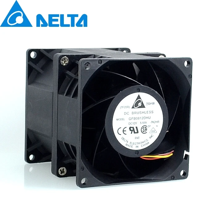 

New car electric turbocharger boost 80mm dual-motor force strong 13V 5.88A GFB0812DHU 80 * 80 mm