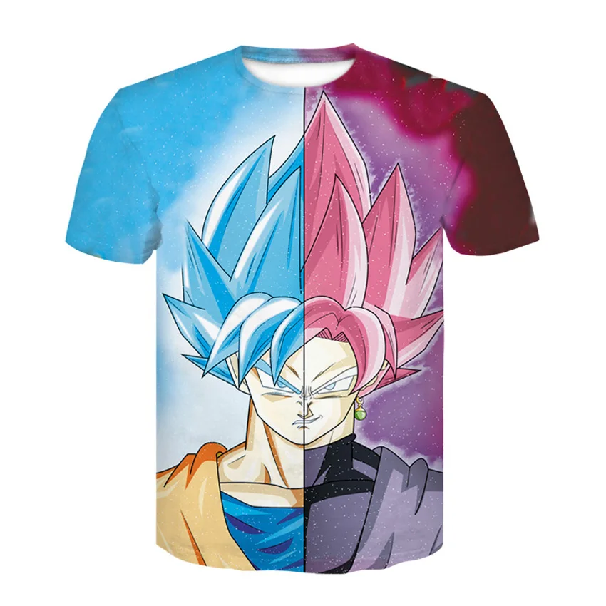 

New super Saiyan 3 transformation Goku T-shirt Quick Dry Summer tight Women man short sleeve T-shirt Tops Tees Brand Tshirts