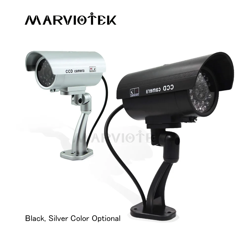 Поддельные камеры водонепроницаемый Манекен CCTV камера с мигающий светодиодный