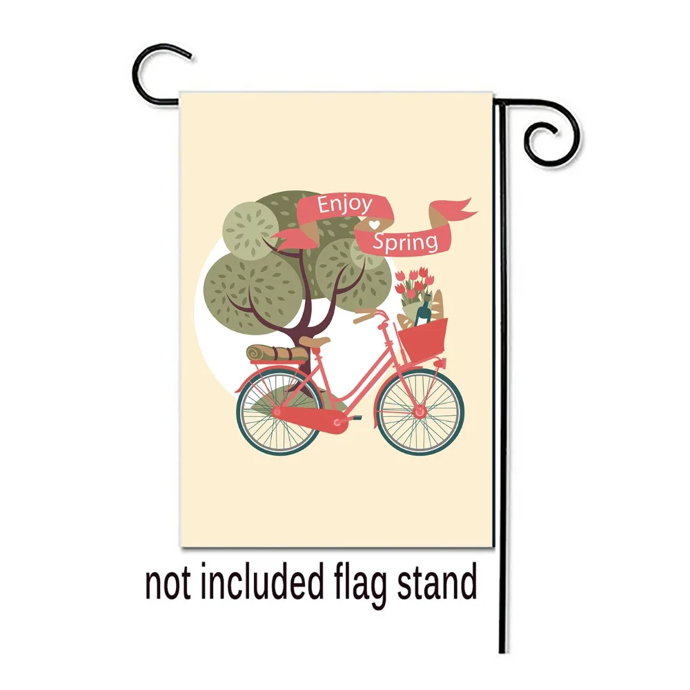 Enjoy Spring Garden Flag Decorative Outdoor And Indoor Flags 100