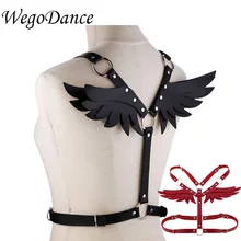 Кожаный ремень с крыльями ангела, женский ремень из искусственной кожи на плечо, 14 цветов