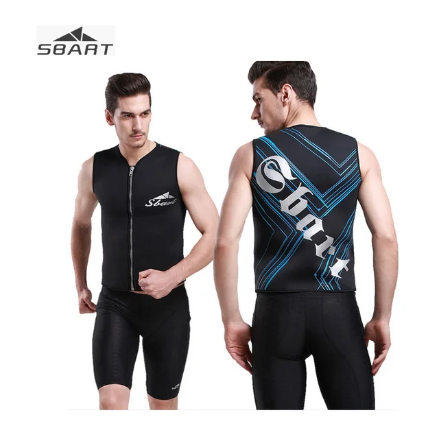 Buy Sbart Mens Womens Swim Vest Sleeveless Wetsuit 3MM
