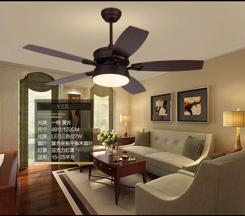 American country ceiling chandelier fan living room dining room chandelier fans retro LED ceiling chandelier leaves of Fan light ceiling-fan-light-remote : image American country ceiling chandelier fan living room dining room chandelier fans retro LED ceiling chandelier leaves of Fan light ceiling-fan-light-remote