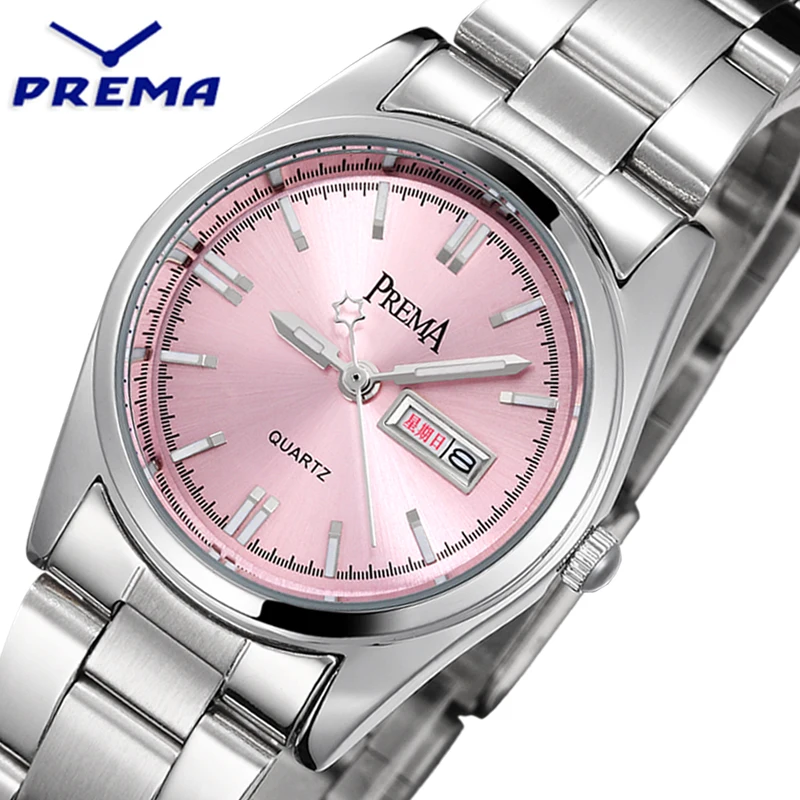 Calendar steel strip waterproof watch ladies watch women's watches