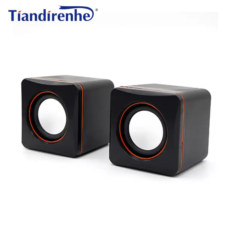 Портативный Мини компьютер PCSpeaker Настольный Ноутбук колонки мультимедиа 3,5 мм разъем USB громкоговоритель супер бас музыкальный плеер - изображение