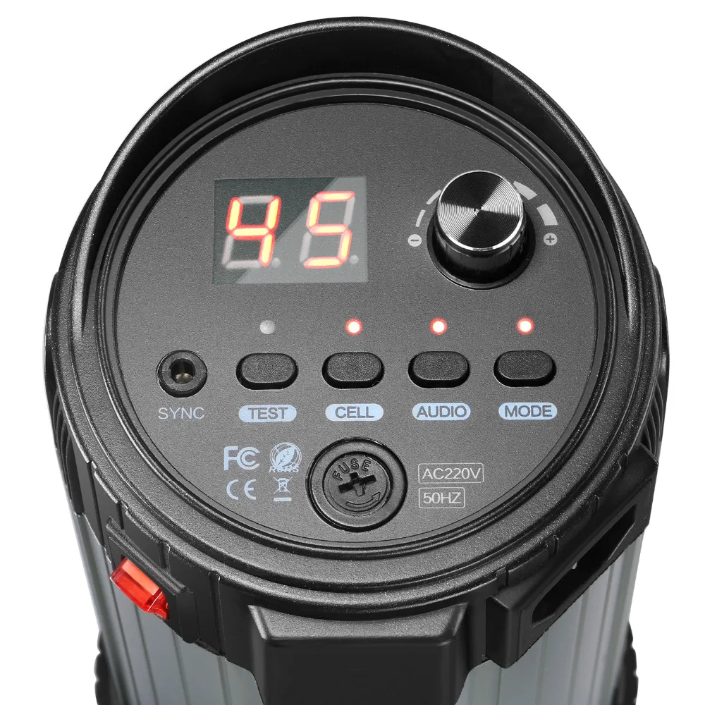 Neewer 300W 5600K фотостудия стробоскопический светильник моно с моделирующей лампой