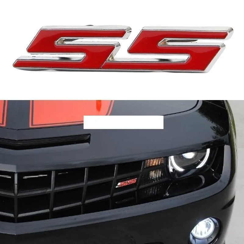 'SS' Логотип Автомобилей Передняя Решетка Автомобиля Эмблема подходит для camaro corvette