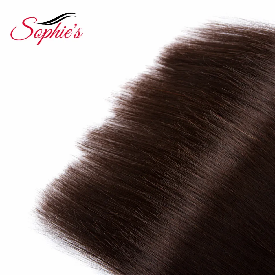 Sophie's Pre-colored Ombre Hair Brazilian Human Straight Hair Weaves 4 Bundles #2 Color Non-Remy Hair Extensions Sophie's Pre-colored Ombre Hair Brazilian Human Straight Hair Weaves 4 Bundles #2 Color Non-Remy Hair Extensions