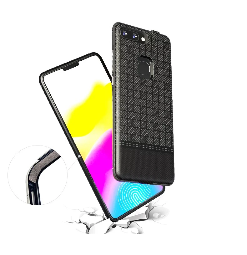 Тонкий ударопрочный чехол для зарядного устройства Huawei P Smart Y9 2018 Nova 2 Lite Honor 7X