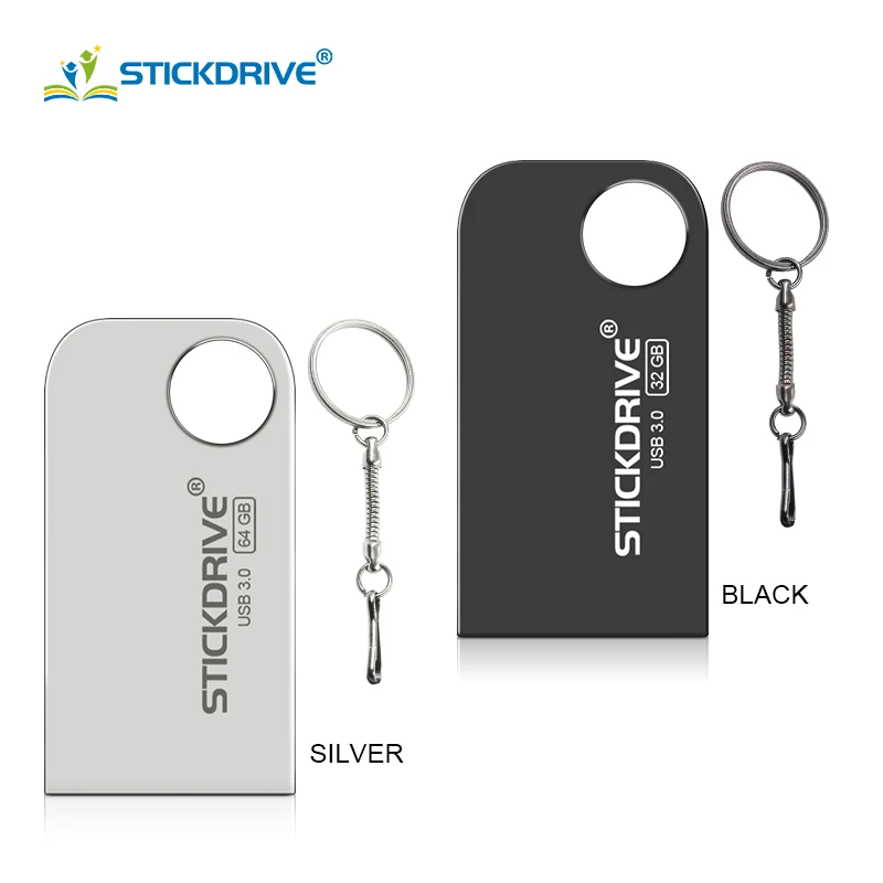 

Free shipping usb 3.0 Pen Drive 128GB 64GB Metal USB Flash Drive Key Ring USB Stick High Speed Pendrive 32GB 16GB Real Capacity