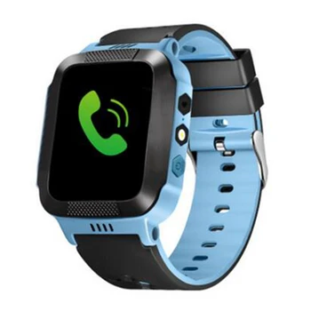 

For Android Apple Kid Smart Watch Tracker Phone Call Voice Clock Time Silicone