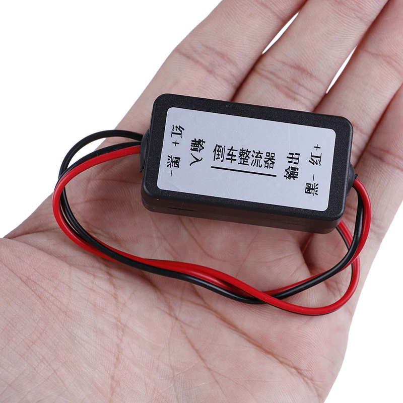 Universal Car Rearview Camera Power Relay Regulator Car Camera Power Relay Capacitor Filter Connector Backup