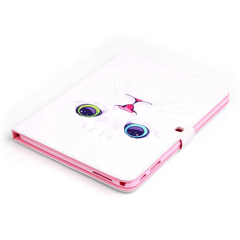 for Samsung T530 Leather Case Ultra Thin Folio Slim PU Leather Stand Book Cover for Samsung Galaxy Tab 4 10.1 inch T531 T535 (23)