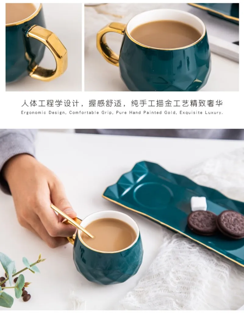 INMYLIFE набор кофейных чашек маленький Европейский роскошный креативный подарок для влюбленных золотой дизайн фарфоровая чайная чашка набор подарок на день рождения