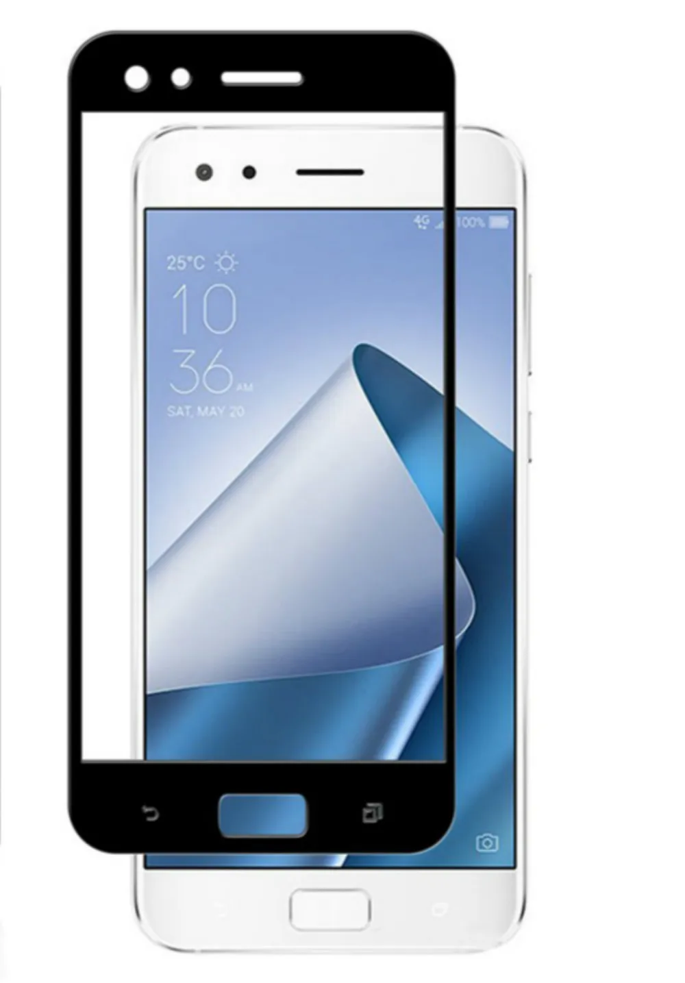 Закаленное стекло для Asus Zenfone 4 Pro ZS551KL полноразмерное покрытие 0 3 мм 2.5D защита